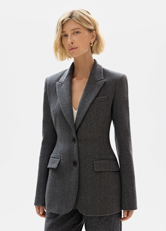 картинка Жакет из шерсти от бренда Оксаны Лаврентьевой OLOLOL