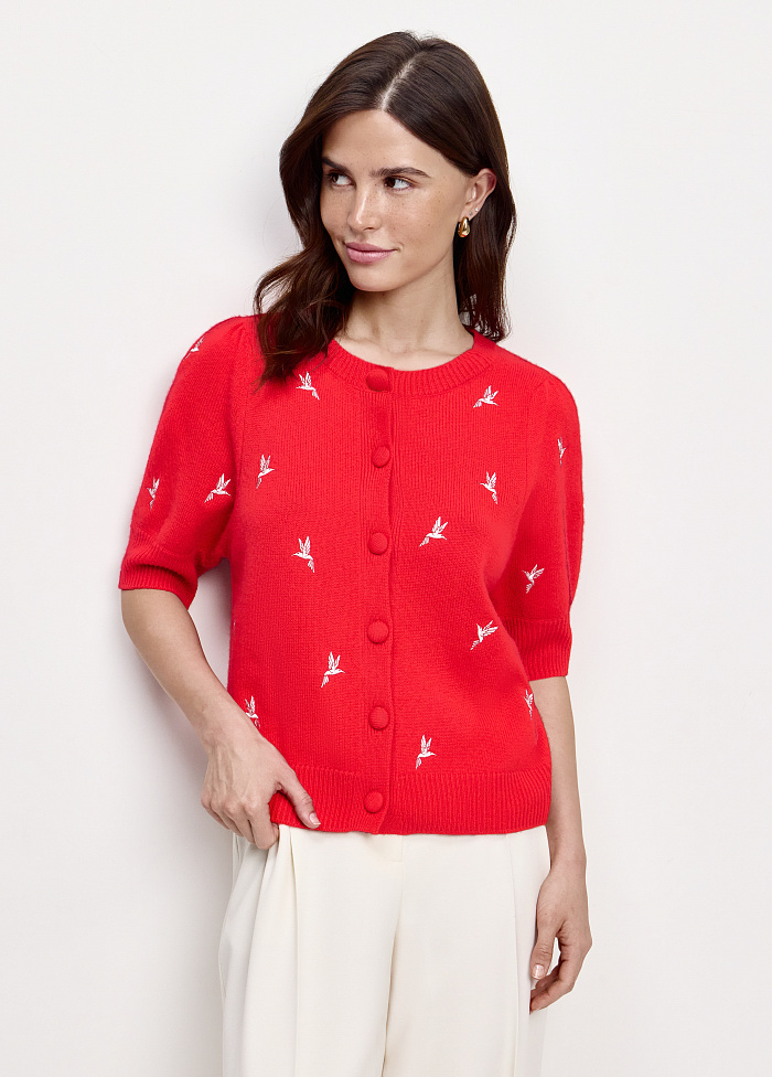 картинка Кардиган вязаный из кашемира от бренда Оксаны Лаврентьевой OLOLOL