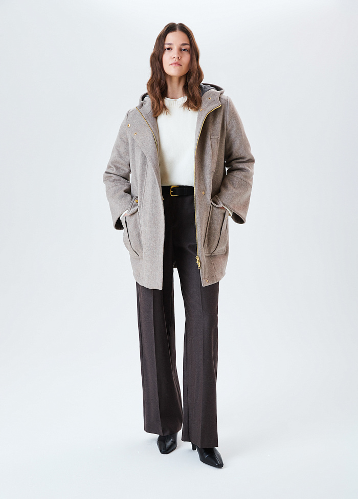 картинка Куртка из итальянской шерсти и кашемира от бренда Оксаны Лаврентьевой OLOLOL