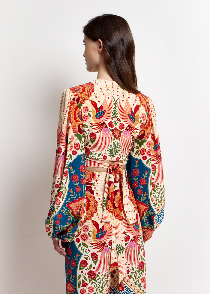 картинка Блузка из шелка от бренда Оксаны Лаврентьевой OLOLOL