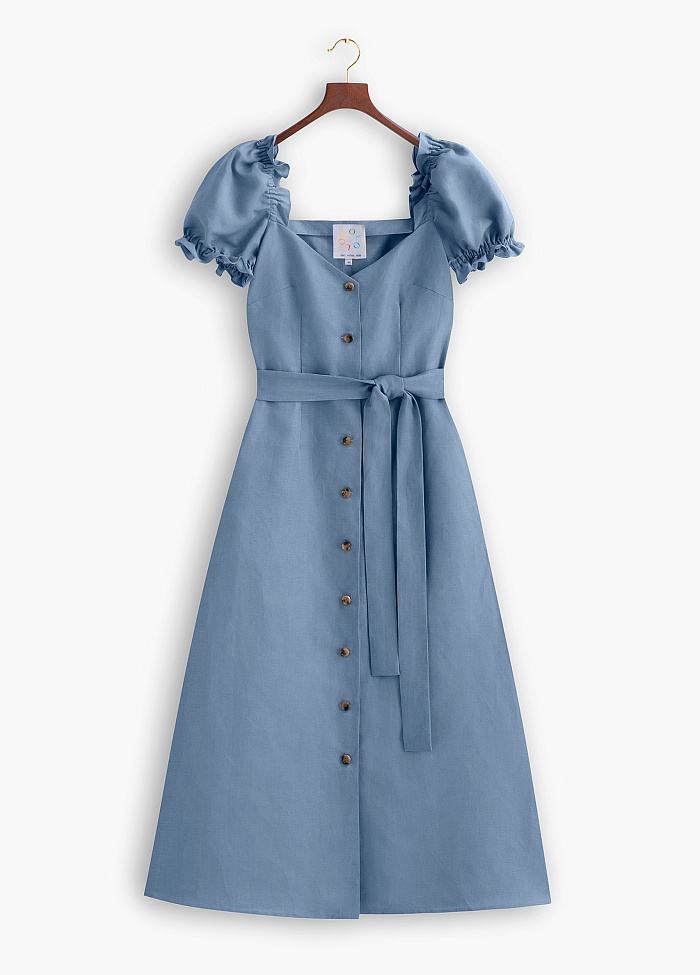 картинка Платье изо льна и лиоцелла от бренда Оксаны Лаврентьевой OLOLOL