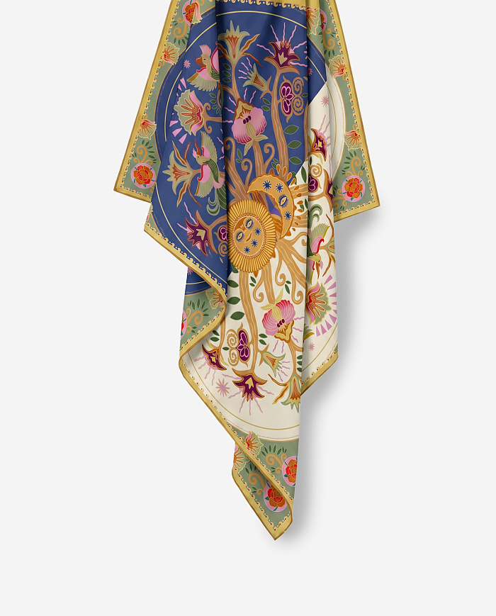 картинка Платок шёлковый от бренда Оксаны Лаврентьевой OLOLOL