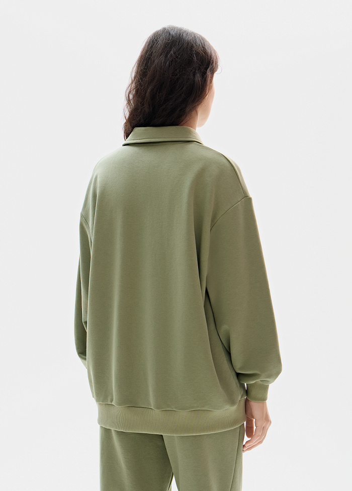 картинка Свитшот из хлопка от бренда Оксаны Лаврентьевой OLOLOL