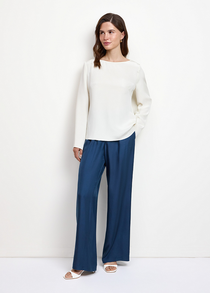 картинка Блузка из шелка от бренда Оксаны Лаврентьевой OLOLOL