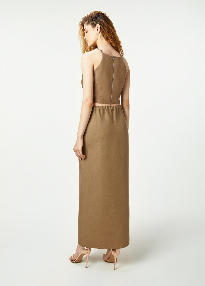 картинка Юбка из льна и лиоцелла от бренда Оксаны Лаврентьевой OLOLOL